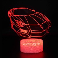 Lampe 3D LED Voiture Sportcar 1