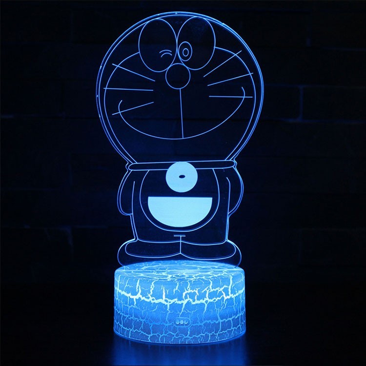 Lampe 3D Doraemon