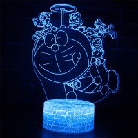 Lampe 3D Doraemon avec enfants