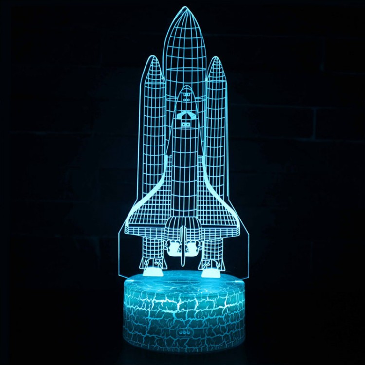 Lampe 3D Navette Spatiale