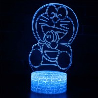 Lampe 3D Doraemon qui mange