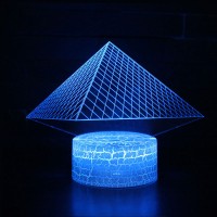 Lampe 3D Pyramide