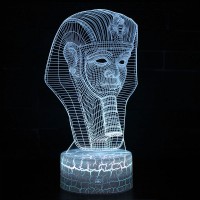 Lampe 3D TOUTANKHAMON, Pharaon