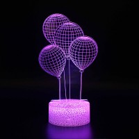 Lampe 3D Illusion d'Optique Ballons