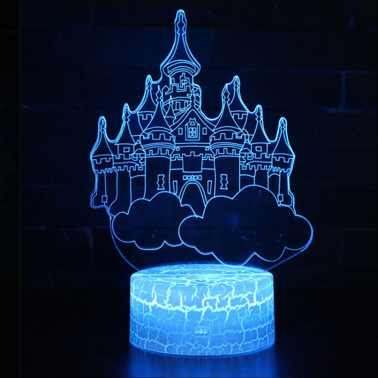 Lampe 3D Monuments Château de Princesse