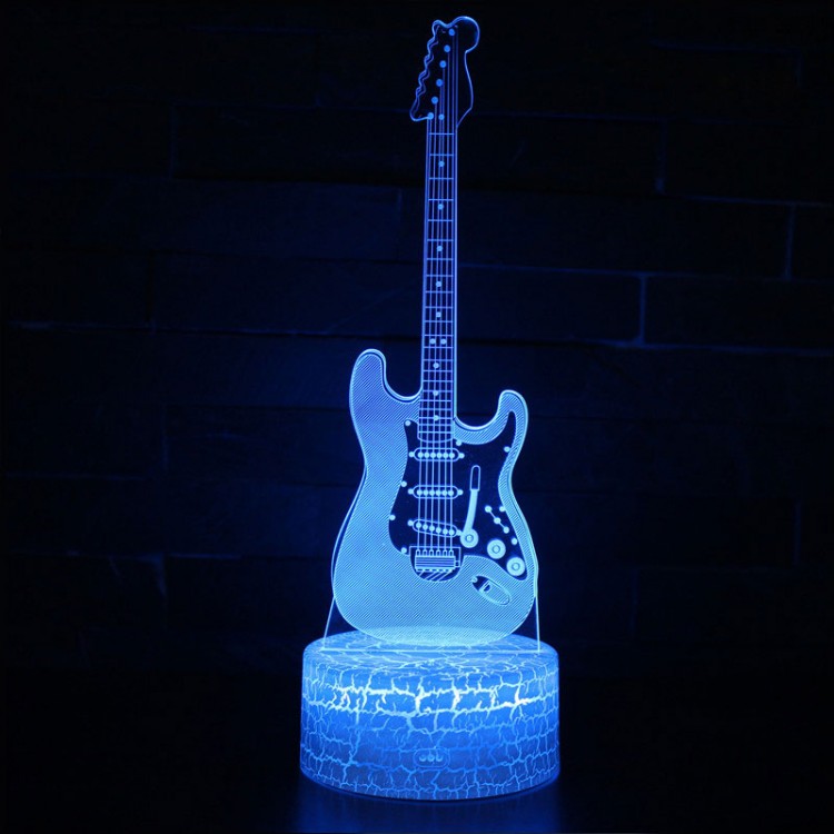 Lampe 3D Musique Guitare électrique