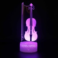 Lampe 3D Musique Violon et Archet