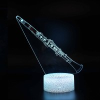 Lampe 3D Musique Clarinette
