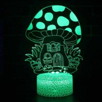 Lampe 3D Nature Maison Champignon