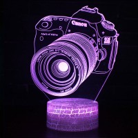 Lampe 3D Objets Appareil Photo Canon