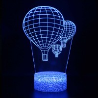 Lampe 3D Montgolfières