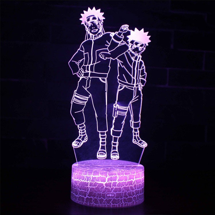Lampe 3D Naruto et son double maléfique