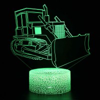 Lampe 3D Bulldozer