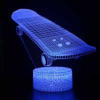 Lampe 3D LED Skateboard