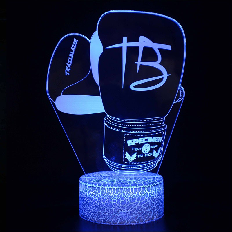 Lampe 3D personnalisée à led - Gant de boxe - Magasin de dragées à  Marseille - Les Dragées Colchiques
