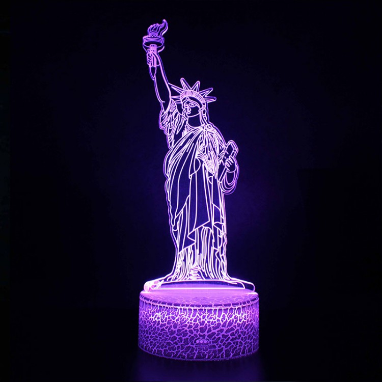 Lampe 3D Monuments Lampe 3D Statue de la Liberté