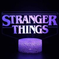 Lampe 3D Stranger Things Logo