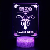 Lampe 3D Star Game of Thrones House Greyjoy