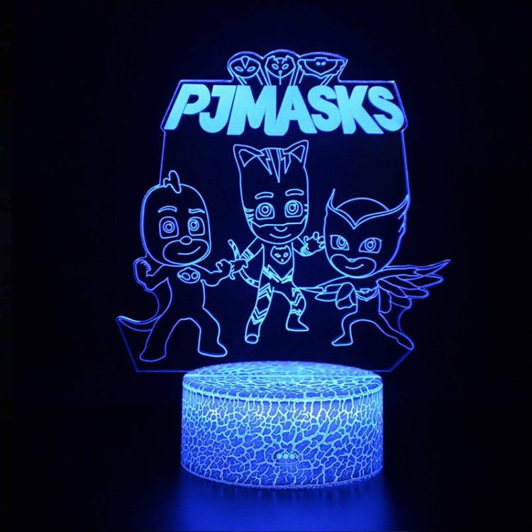 Lampe 3D Les pyjamasques