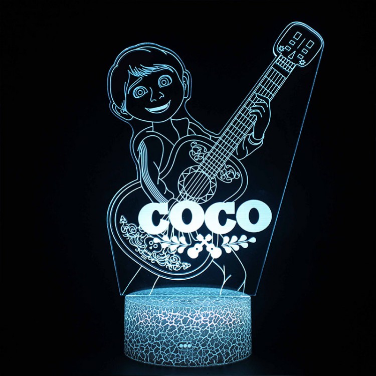 Lampe 3D Coco : Miguel et sa guitare
