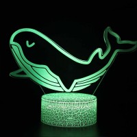 Lampe 3D Baleine qui nage