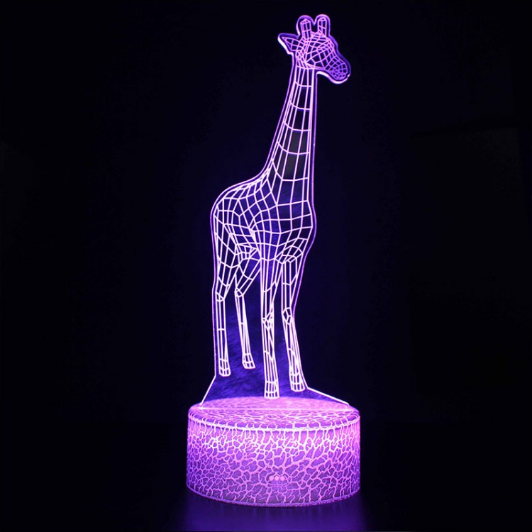 Lampe 3D Girafe Gracieuse