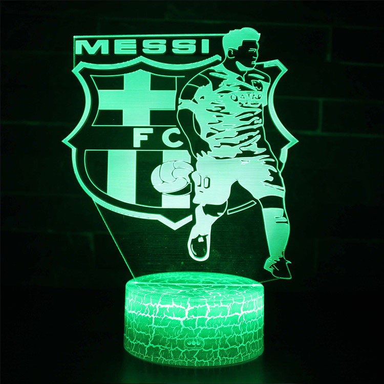 Lampe 3D Messi Barcelone