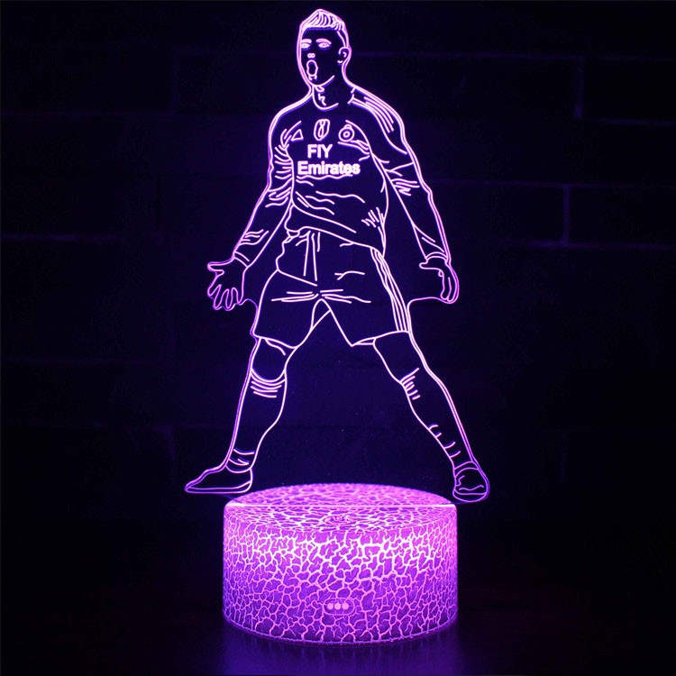 Lampe 3D Ronaldo Célébration