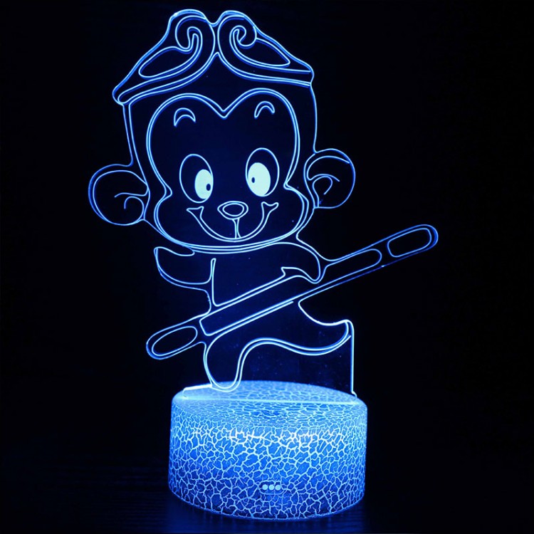 Lampe 3D Singe Dansant