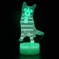 Lampe 3D Signe Chinois : Chien