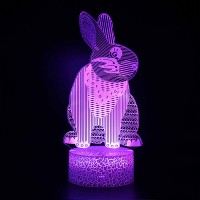 Lampe 3D Signe Chinois : Lapin