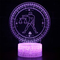 Lampe 3D Signe Astrologie : Balance