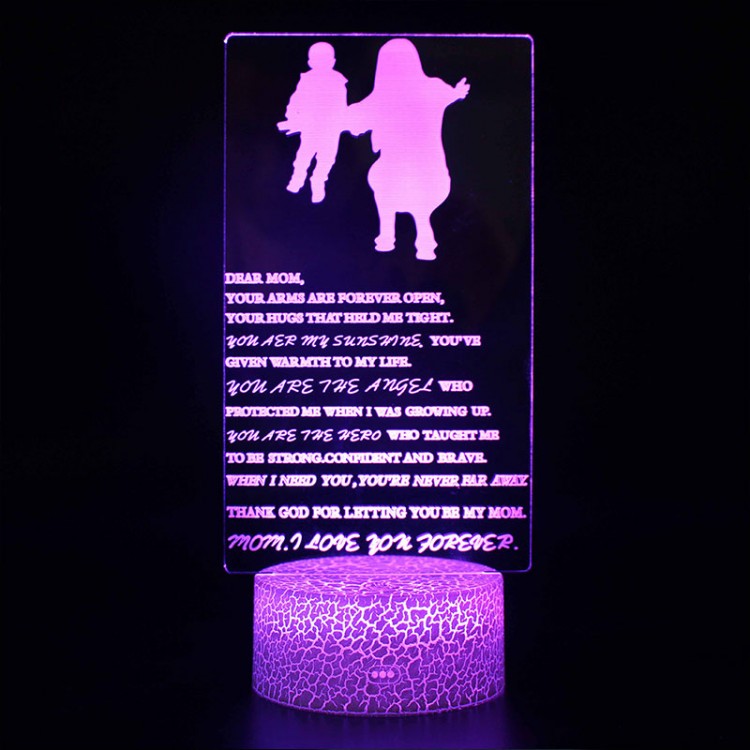 Lampe 3D Maman Love Forever