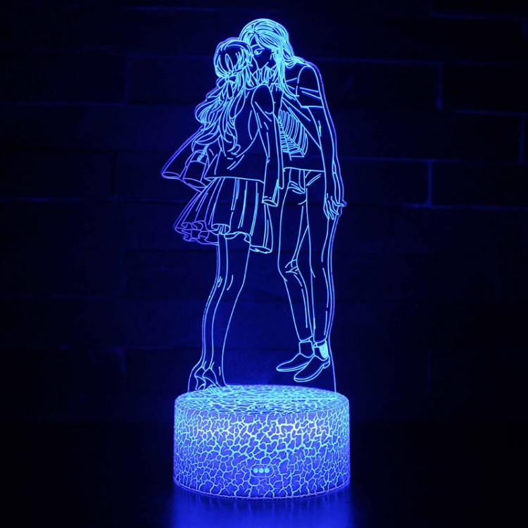 Lampe 3D Jeune Couple Amoureux