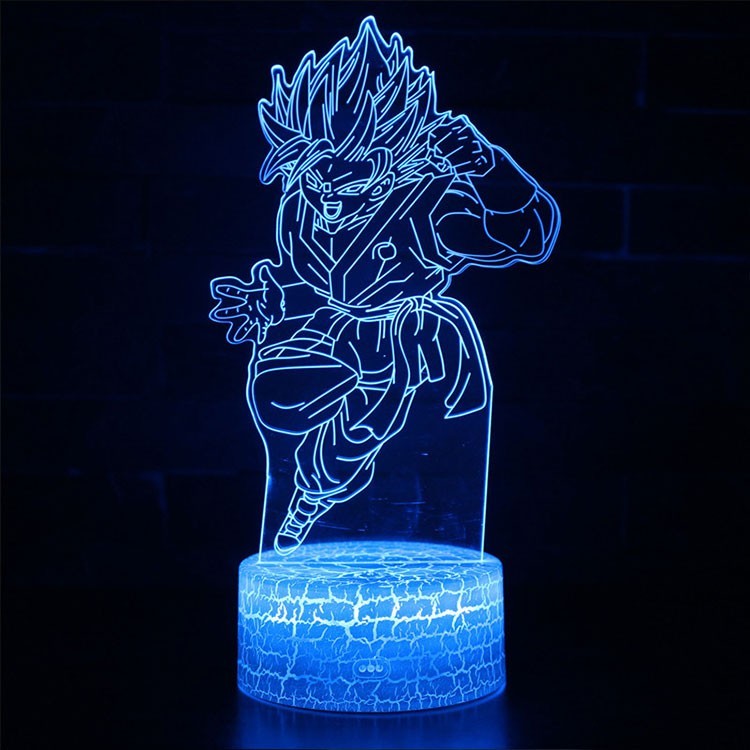 Lampe 3D Sangoku Super Saiyan Blue