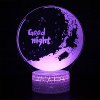 Lampe 3D "Good night"