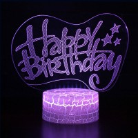 Lampe 3D "Happy Birthday"
