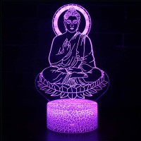 Lampe 3D Tibet Bouddha