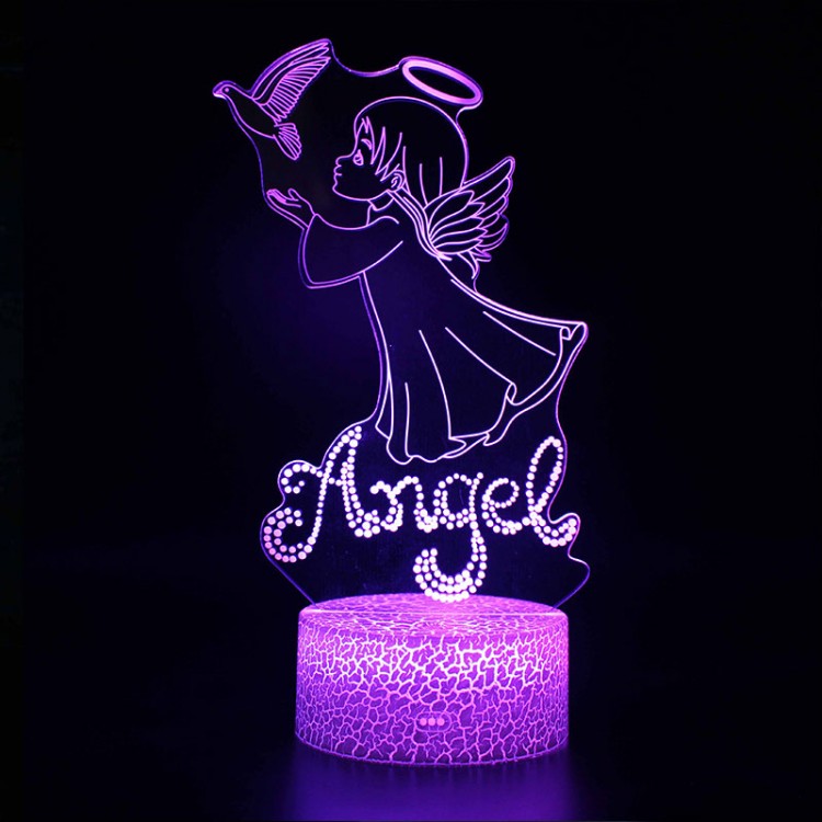 Lampe 3D Ange Colombe