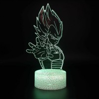 Lampe 3D Vegeta qui attaque