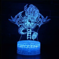 Lampe 3D Dragon Yin Yang