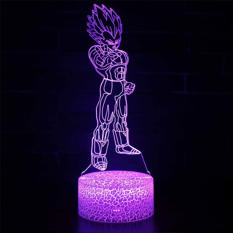 Lampe 3D Vegeta Super Saiyan