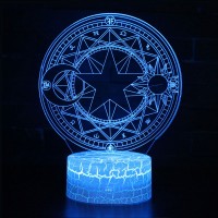 Lampe 3D Roue du Zodiaque