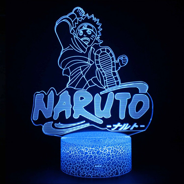 Lampe 3D Naruto en Sautant
