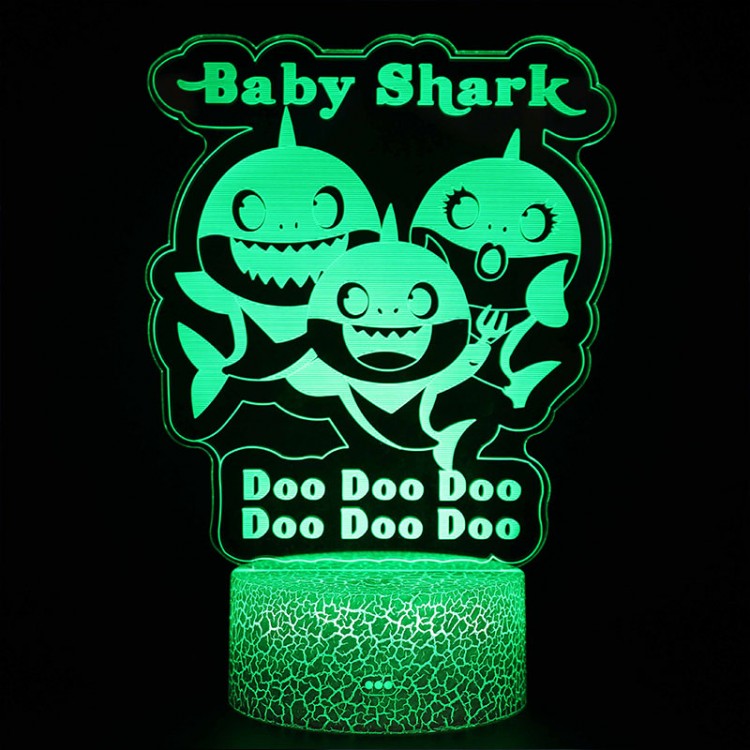 Lampe 3D Baby Shark
