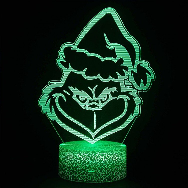 Lampe 3D Le Grinch