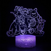 Lampe 3D Winnie Ourson Amis