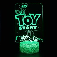 Lampe 3D Toy Story Woody Buzz