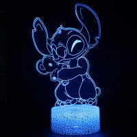 Lampe 3D Stitch Nounours
