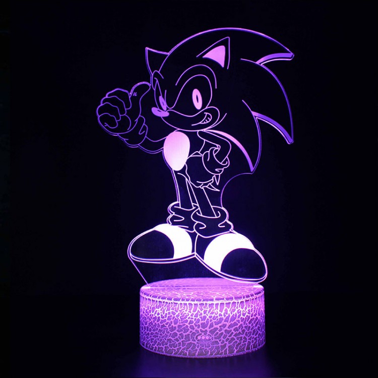 Lampe 3D Sonic Pouce